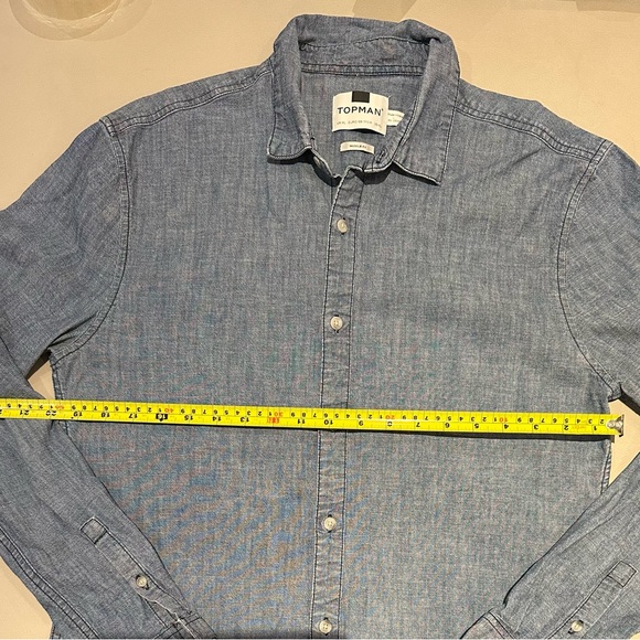 Topman Denim Shirt - Picture 4 of 8
